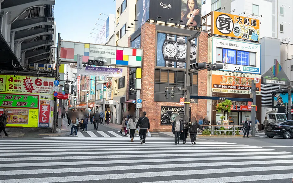 御徒町駅＆その他周辺地下鉄駅からVilla Customa上野へのアクセス写真2