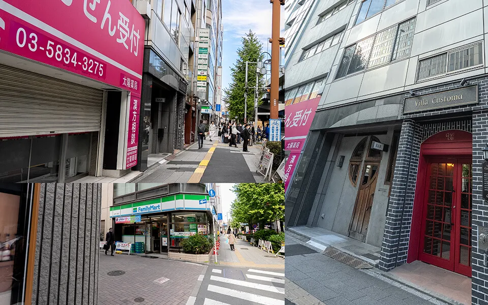 御徒町駅＆その他周辺地下鉄駅からVilla Customa上野へのアクセス写真6