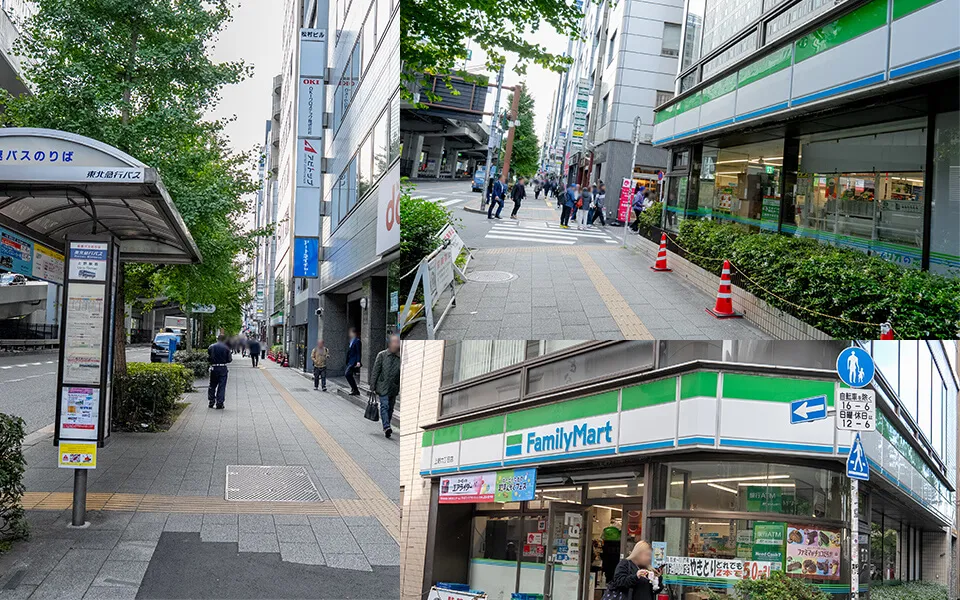 上野駅からVilla Customa上野へのアクセス写真5