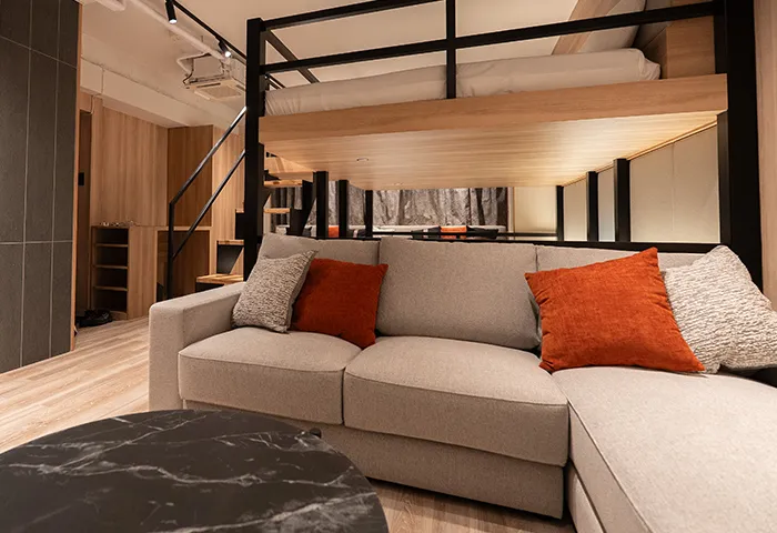 Villa Customa 上野:3F:《 琴 》KOTOのリビング