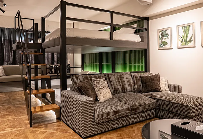 Villa Customa 上野:5F:《 翠 》SUIのリビング