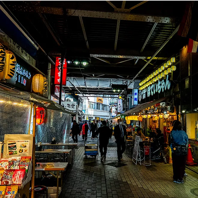 アメ横ガード下飲食街